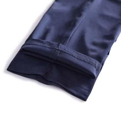 纯色无杠夏季超薄速干藏青校服裤