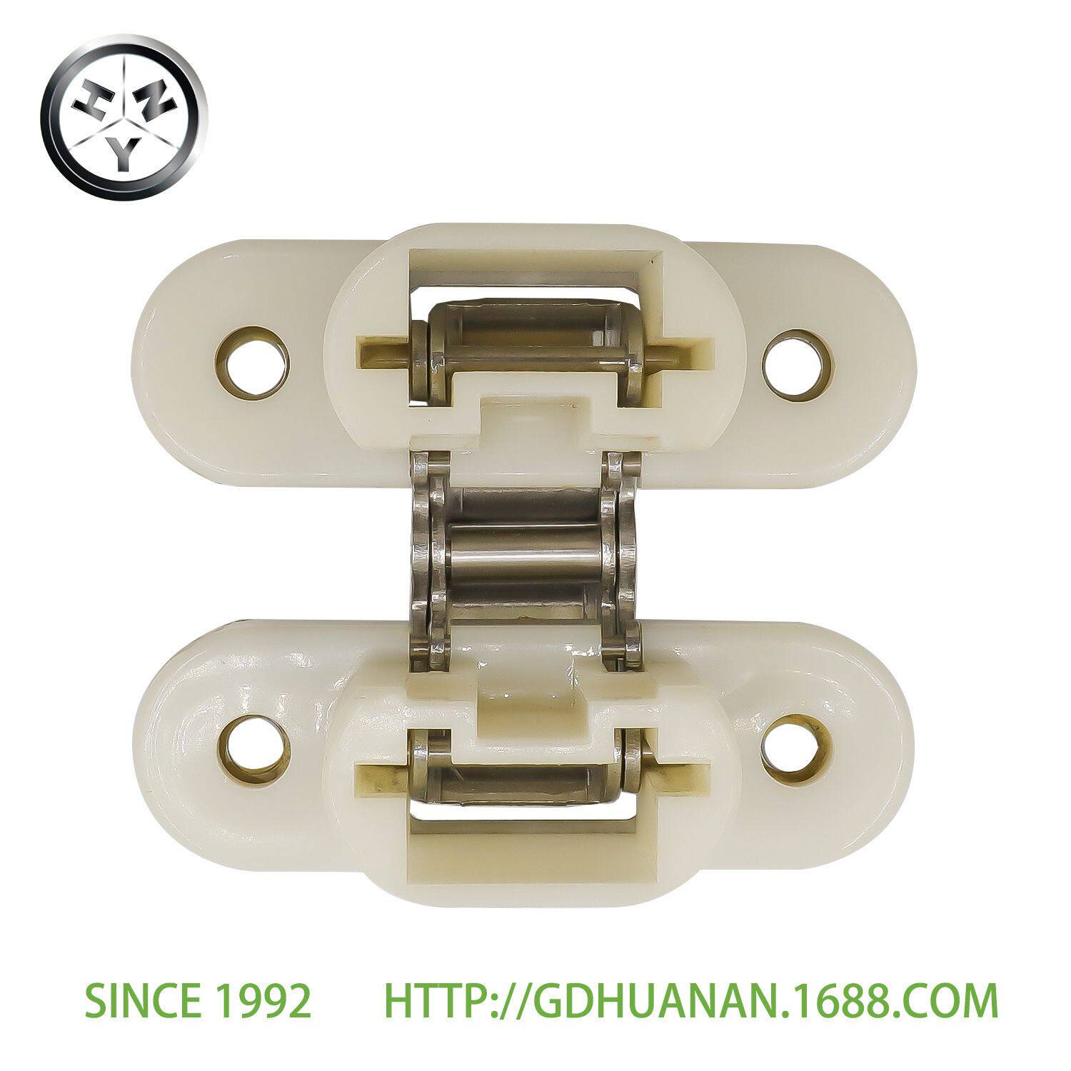 卫生间浴室门铰链 合页 嵌入式隐藏铰链 十字铰链 塑料门铰