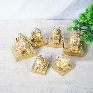 耀莎黄铜貔貅公母一对直批家居装饰品摆件金属工艺品礼品工艺品