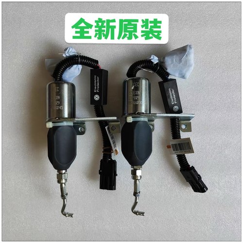 原装东风康明斯6CT发动机停机电磁铁5295568/7/3977620/4942879