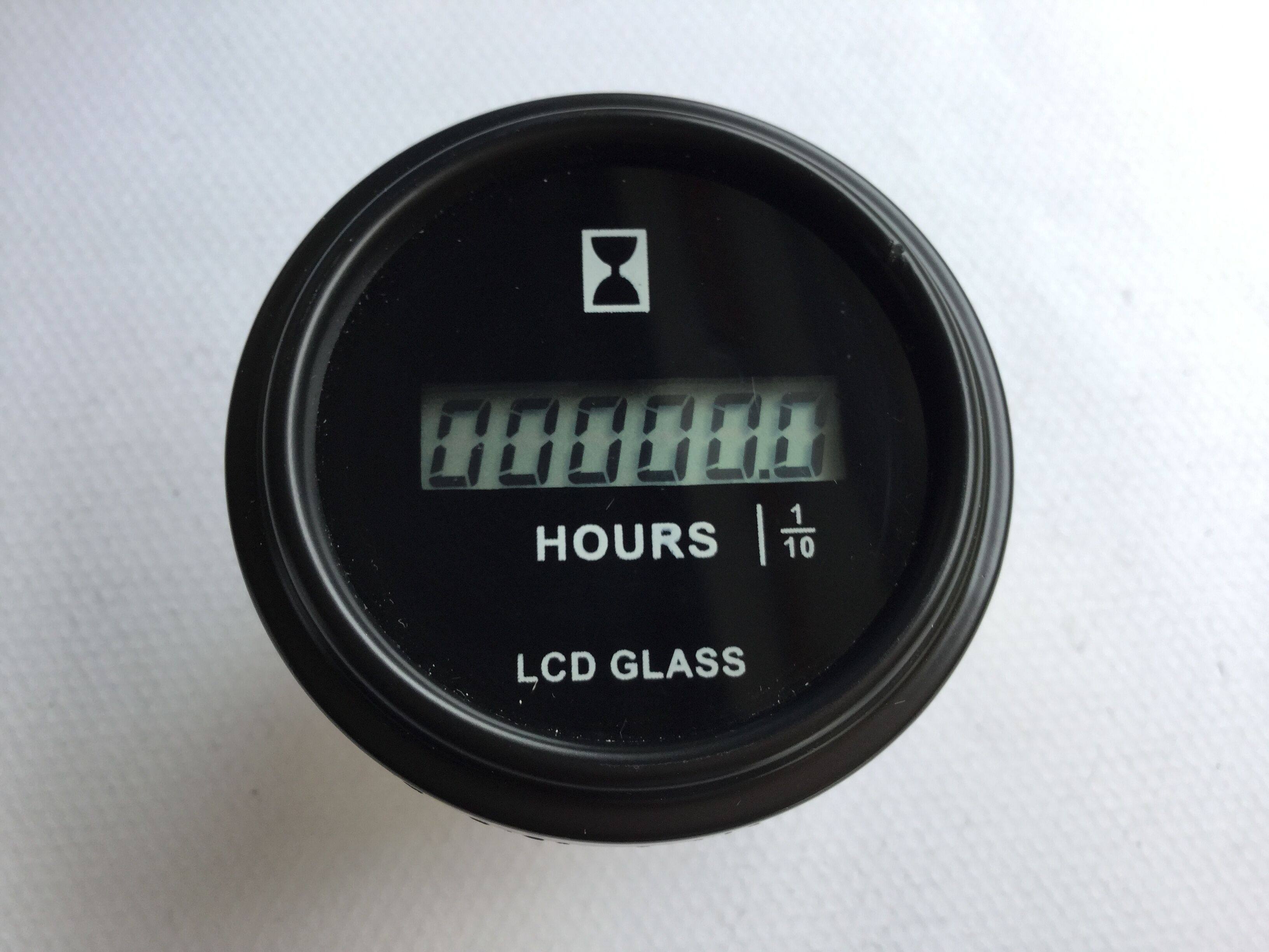 hours 柴油发电机组 液晶计时表 6位数计时器 lcd glass 开孔52mm
