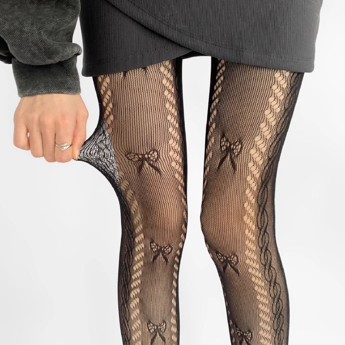 夏季薄款黑丝性感蕾丝镂空蝴蝶结连裤袜女提臀打底袜芭蕾风网丝袜,女士内衣/男士内衣/家居服,连裤袜/打底袜,淘宝优惠券,粉丝福利购,淘宝优惠卷
