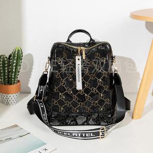 高级感轻奢真皮双肩包女包包2025新时尚潮流软皮妈妈旅行背包学院