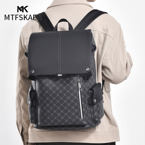 MTFSKAER新款真皮双肩包