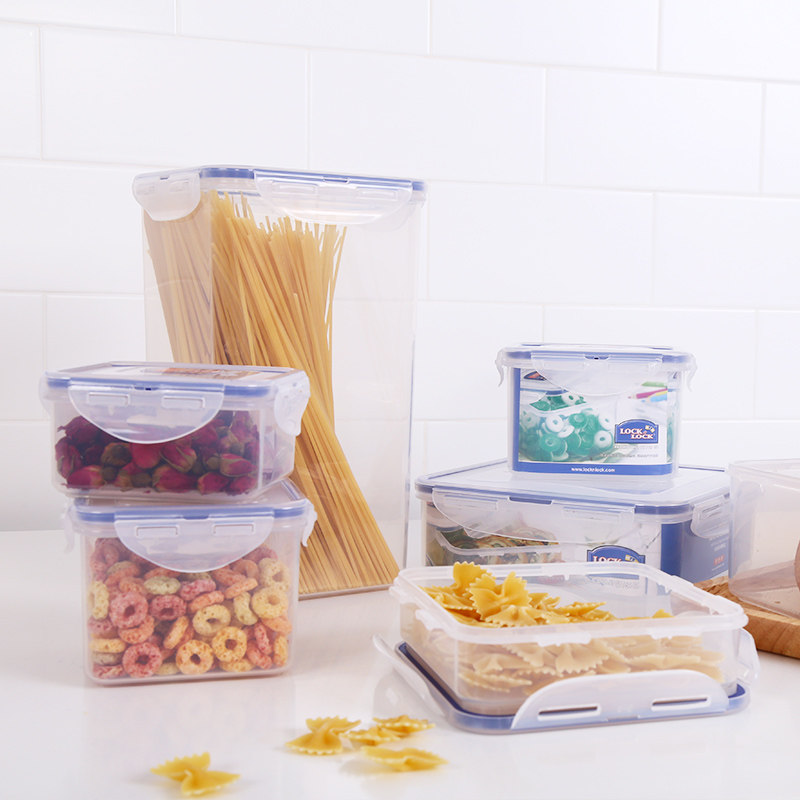 락앤락 일반 플라스틱 크리스퍼 밀폐형 직사각형 샐러드 냉장고 수납 HPL806 조합