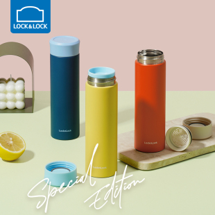 乐扣乐扣缤纷保温杯不锈钢水杯女保冷新款小巧便携学生男款随行杯