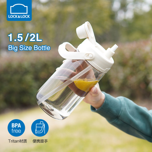 乐扣Tritan运动水壶大容量便携