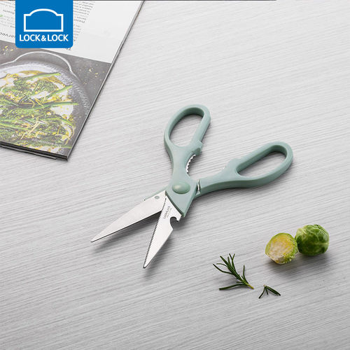 乐扣乐扣厨房多功能剪刀不锈钢