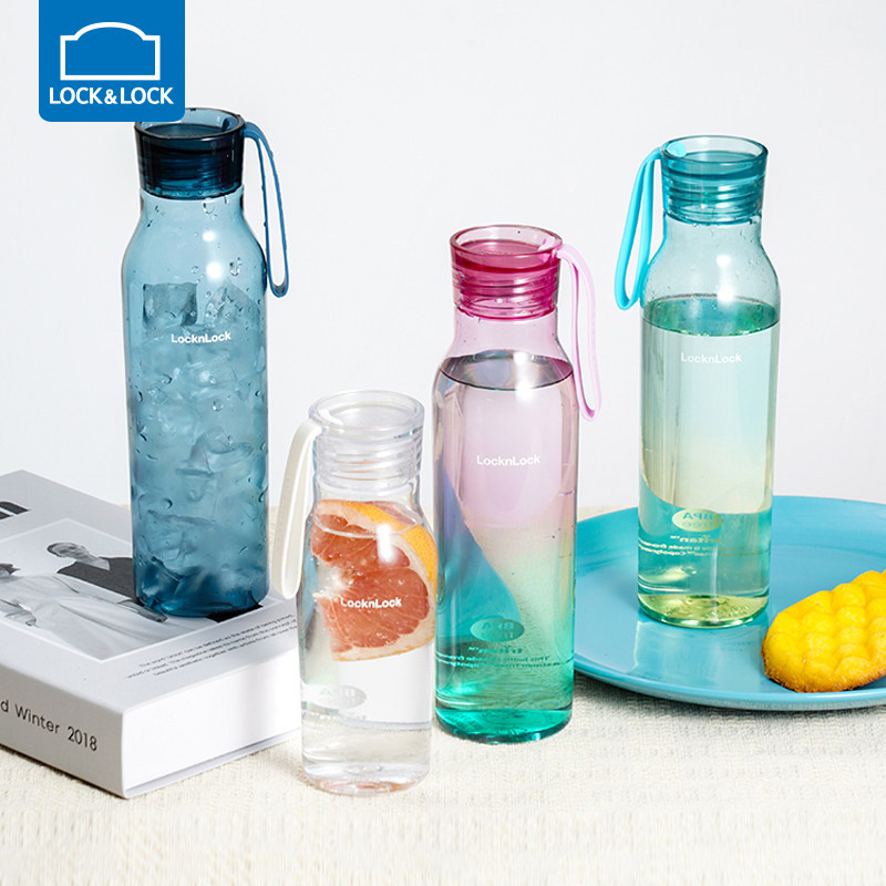乐扣乐扣塑料水杯运动夏天便携杯子Tritan健身男随行杯ins学生女