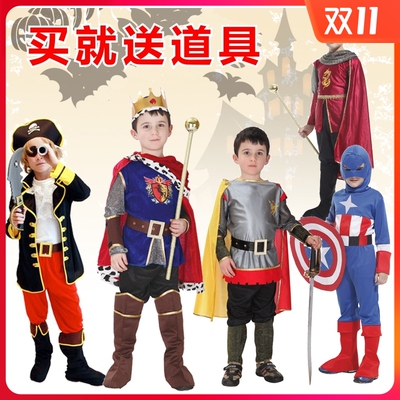 服装儿童海盗服武士cos演出服