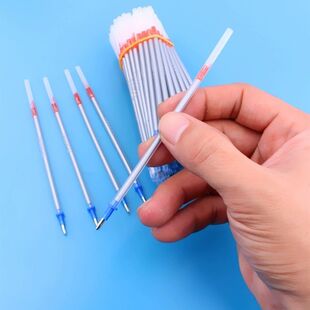 盛华水银笔布料皮革专用笔银色笔芯服装点位银线笔水银笔芯大容量