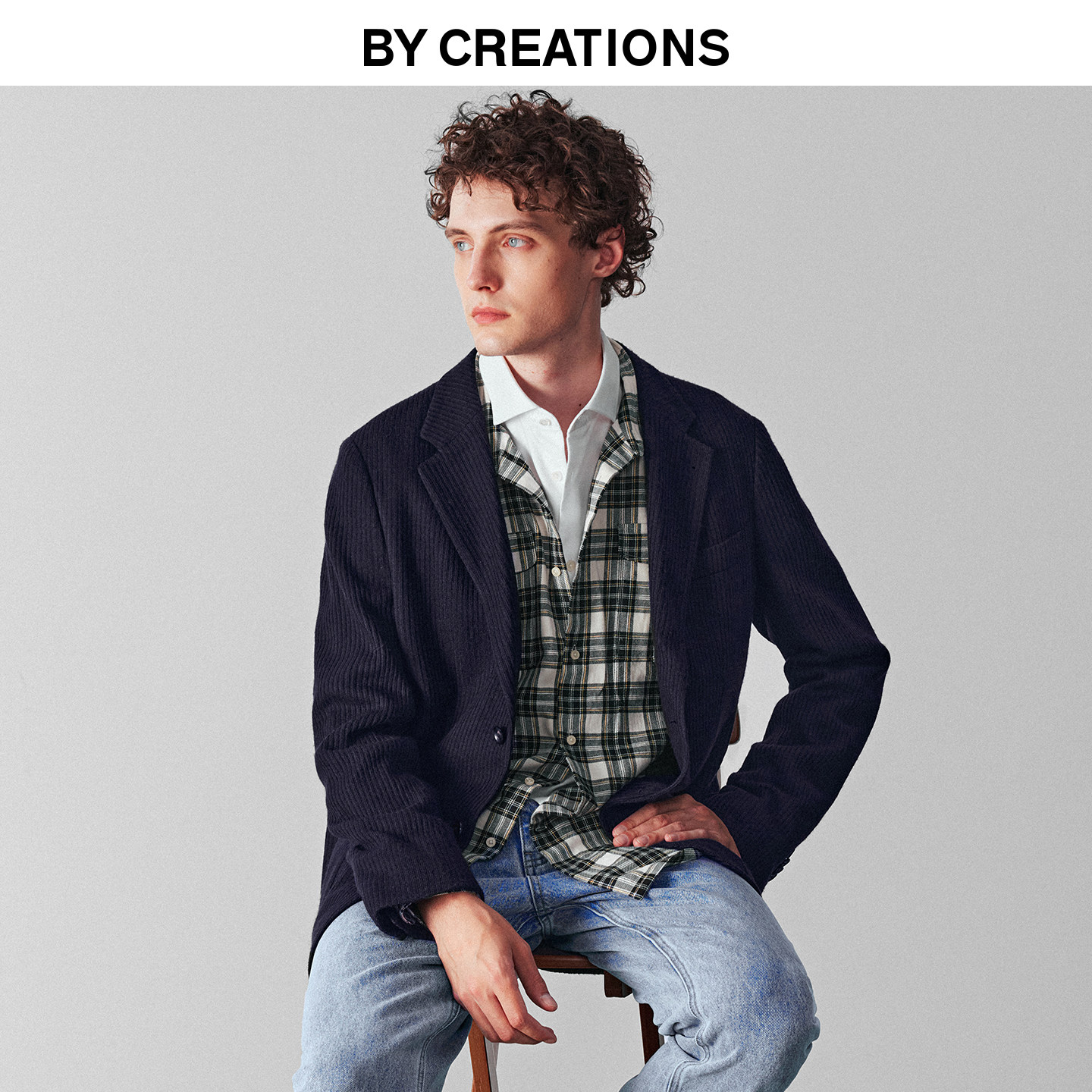 柏品羊毛无结构针织西服男2025冬新进口面料细坑条肌理单排扣单西,男装,商务正装西服,淘宝优惠券,粉丝福利购,淘宝优惠卷