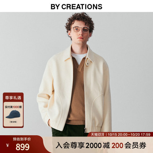 柏品灯芯绒飞行员夹克男