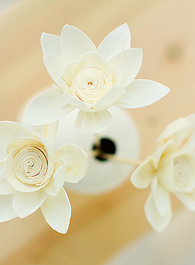 卧室家居装饰百合花仿真花简约