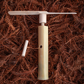 传统80后儿童户外怀旧玩具休闲益智拉线竹蜻蜓纯手工竹木制把玩具