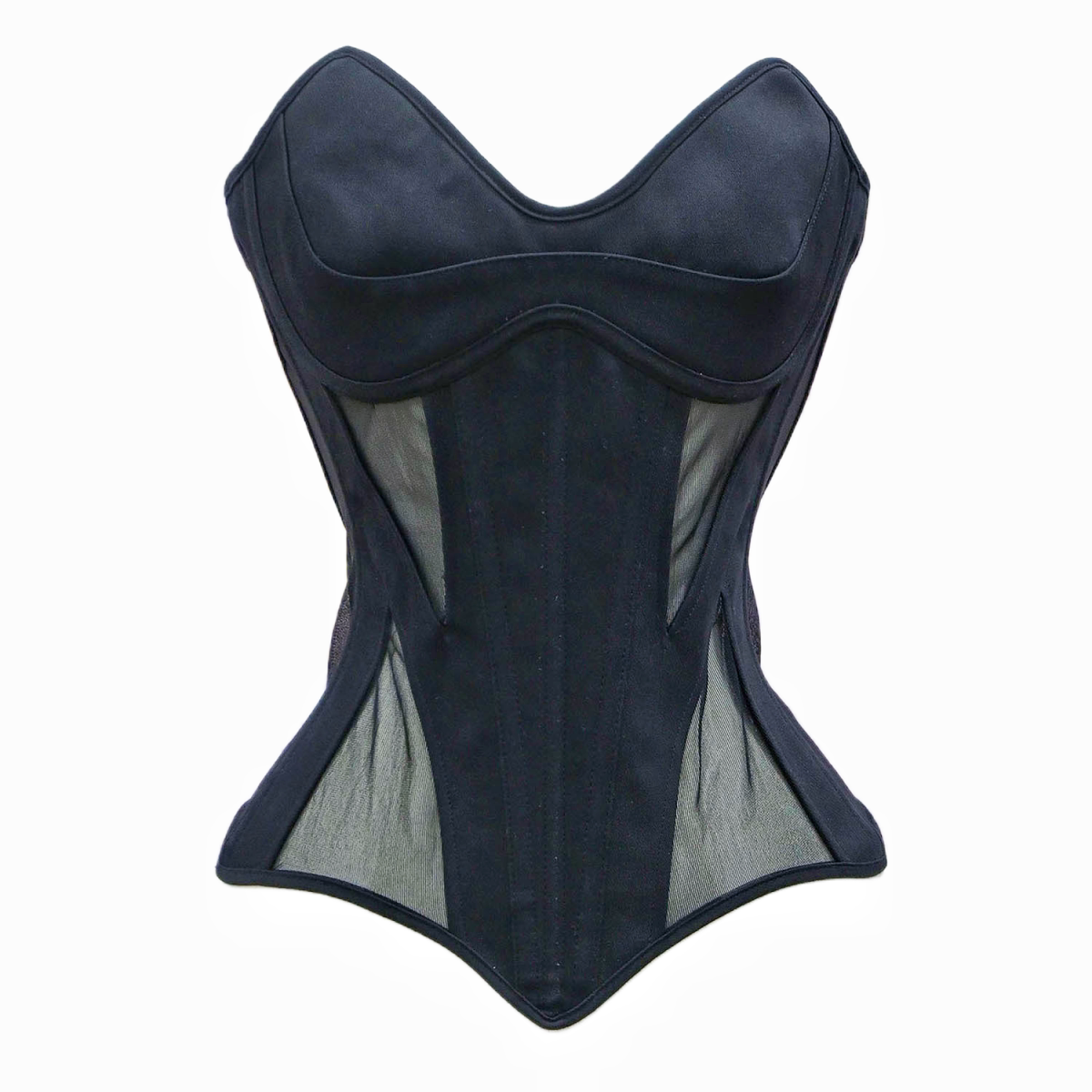 2026新款网纱拼接束身衣蹦迪派对辣妹束腰马甲性感胸衣内搭corset