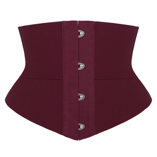 升级款四扣弹力塑身腰封 宽版3钢骨收腹束腰带外穿沙漏折角corset