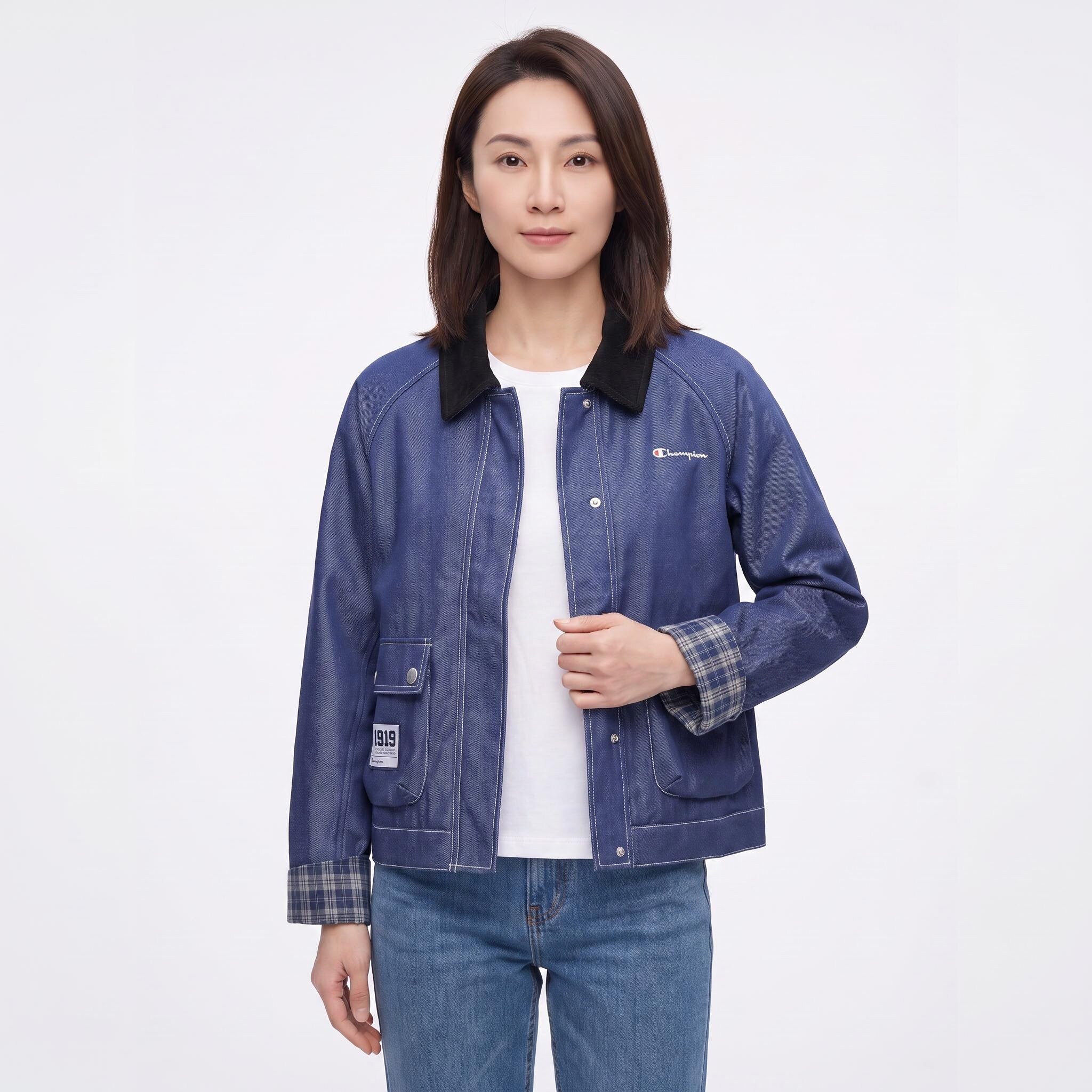 三防面料外套Champion冠军牛仔女图片