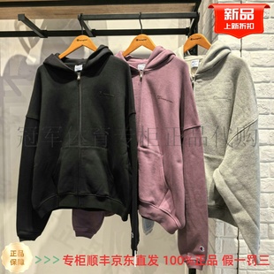 冠军连帽卫衣男女2025秋新款 纯棉潮牌保暖U5CSWSU034 美式