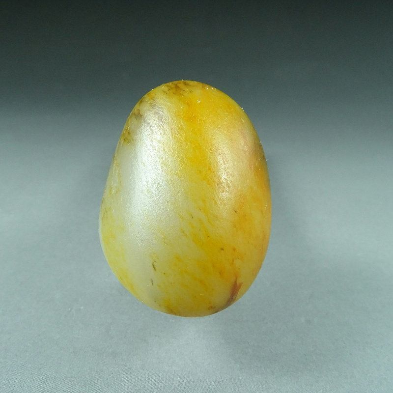 新疆和田玉籽料原石20克玉石吊坠天然随型原籽原料虎皮白玉挂件B