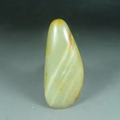 和田玉籽料原石102.2克玉石挂坠天然原籽随形撒金皮青白玉把件E