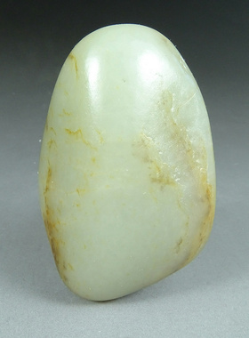 新疆和田玉籽料原石115.7克玉石挂件手链手串原籽原料青白玉挂坠F