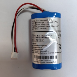 海康原装lora网关瑟福型号SF18650NR-25-2S1P电池组2500mAh