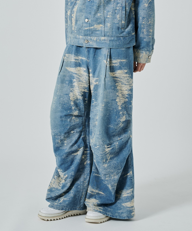 国内现货TAAKK25秋冬TA25AW-PT040阔腿牛仔裤 拍下不退