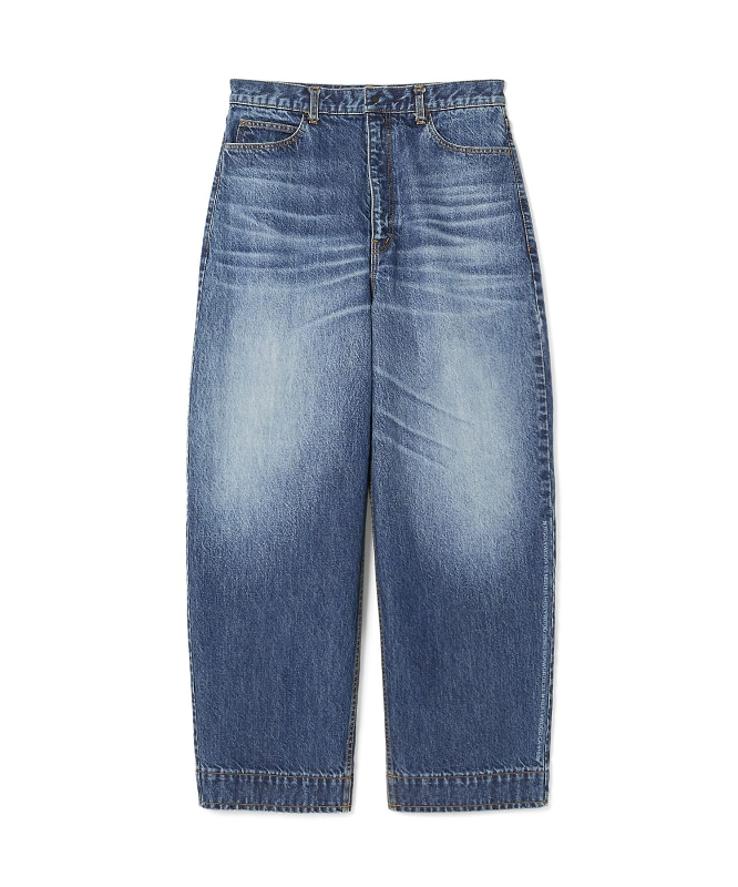 【拍下不退】国内现货N.HOOLYWOOD25秋冬宽松锥形牛仔裤CP25-009