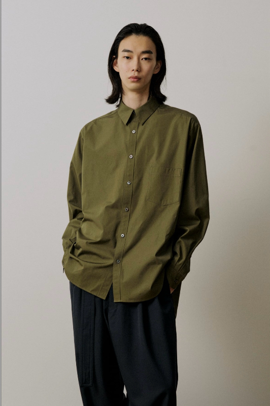 国内现货UJOH HOMME25秋冬宽松长袖衬衫拍下不退