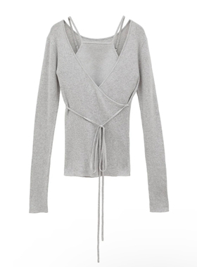 国内现货CLANE25春夏两件套修身针织衫拍下不退