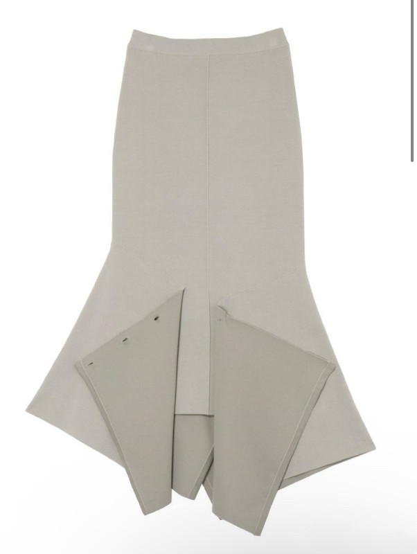 国内现货UN3D. 25春夏新款混纺不规则针织半身裙 拍下不退