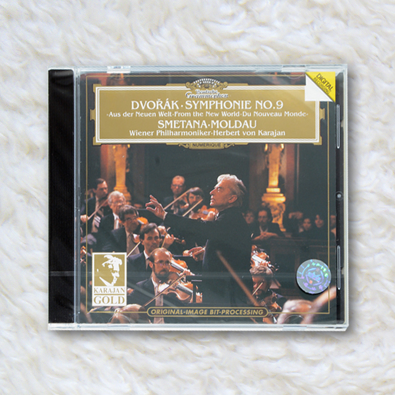 原装进口 德沃夏克第九交响曲 卡拉扬金装CD 正版唱片 4390092