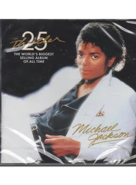 原装进口 迈克尔杰克逊MichaelJackson 25周年纪念版颤栗 CD唱片