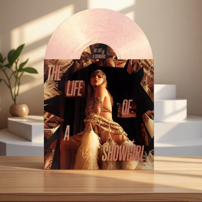 美版进口 霉霉新专辑The Life of a Showgirl粉胶 LP黑胶唱片海报