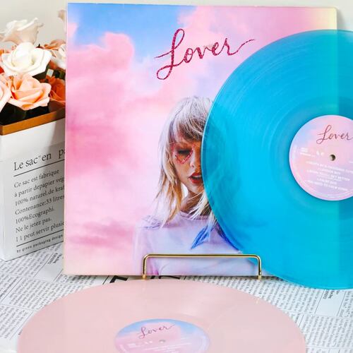 正版计销量 TaylorSwift 恋人lover 彩胶2LP