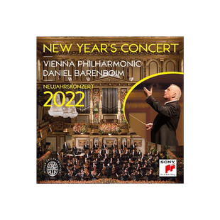 原装进口 2022年维也纳新年音乐会 巴伦博伊姆指挥 欧版2CD唱片