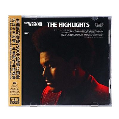 正版 威肯 盆栽哥 The Weeknd 高光时刻 出道十周年精选集 CD唱片