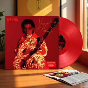 Harmony LP红胶唱片 指弹吉他手Marcin马辛和鸣之龙Dragon 正版