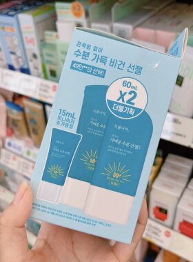 韩国oliveyoung植物娜拉防晒啫喱