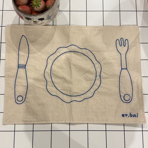 CCCat  Doggg韩国进口刺绣餐垫