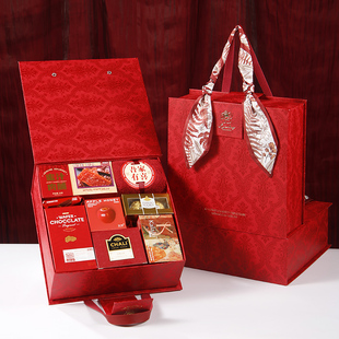 结婚喜糖礼盒成品含糖高档婚礼伴手礼送宾客订婚回礼婚宴混合糖果