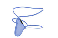 BRAVE PERSON Men's Skinny belt cut-out underwear Men's double thongs thumbnail 4