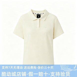 Skechers斯凯奇女士短袖翻领POLO衫修身百搭运动T恤L326W042