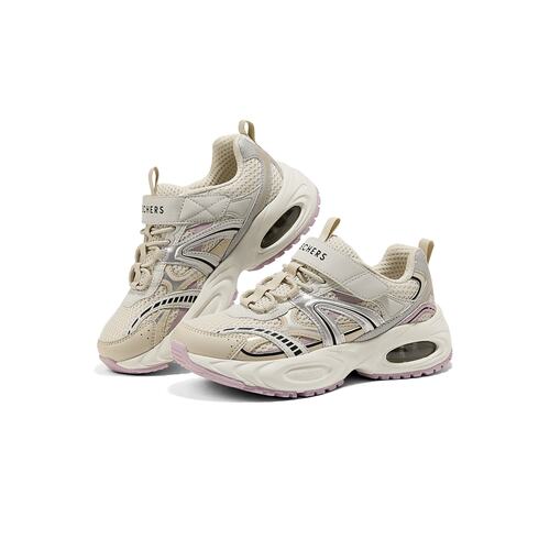 Skechers斯凯奇2025新款女童舒适休闲百搭魔术贴老爹鞋319398L