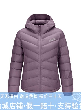 Skechers斯凯奇新款女子户外梭织防风保暖连帽羽绒服外套P425W185