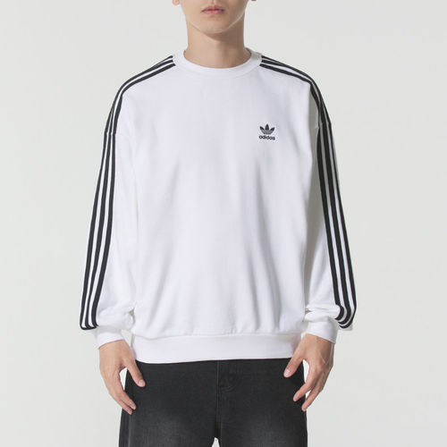 Adidas阿迪达斯三叶草男装2025冬季新款OVERSIZE CREW卫衣KD1834