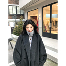 VASSE美蟹 高级骆驼绒羊毛双面大衣女秋保暖慵懒廓形毛呢外套 经典