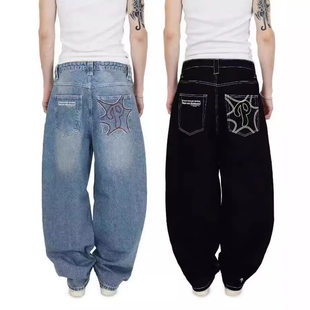 Y2K Hop Gothic Jeans Sreet Men's Women's New Loose Rock