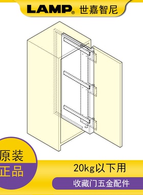 日本世嘉智尼橱门柜门等木质门钢制门规格收藏门五金配件 TSSL-2V